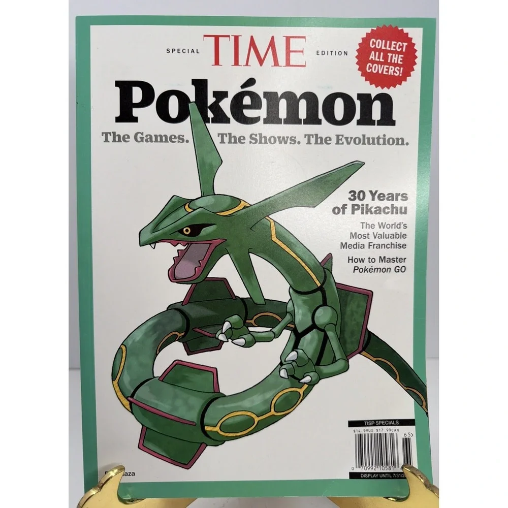 2026 Time Magazine POKEMON SPECIAL EDITION Rayquaza Pokémon EVOLUTION 30 Years